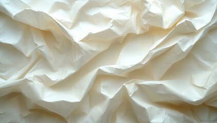 Obraz premium A piece of paper with a lot of wrinkles and creases