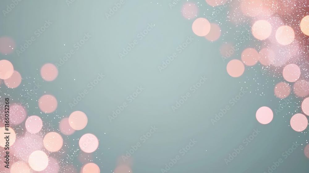 Poster Sparkle abstract background concept. Abstract background with soft bokeh lights creating a dreamy effect.