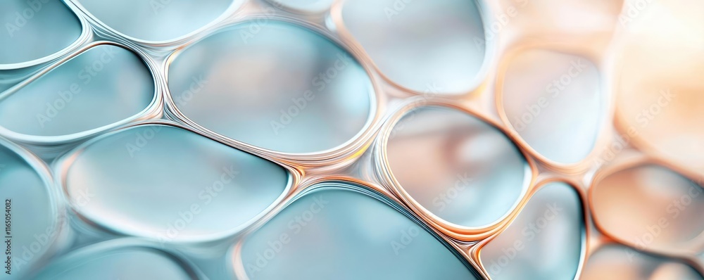 Poster Graffiti abstract background concept. Abstract image of bubbles with a soft gradient and smooth textures in soft colors.