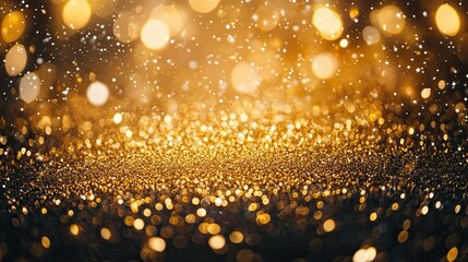 2025 Happy New Year shiny gold background, symbolizing celebration and optimism with a luxurious and festive design for holiday promoti