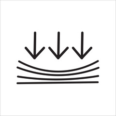 super soft sign icon. elastic sign