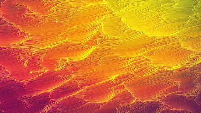 Abstract background. Orange and yellow palette. Raster fractal graphics.