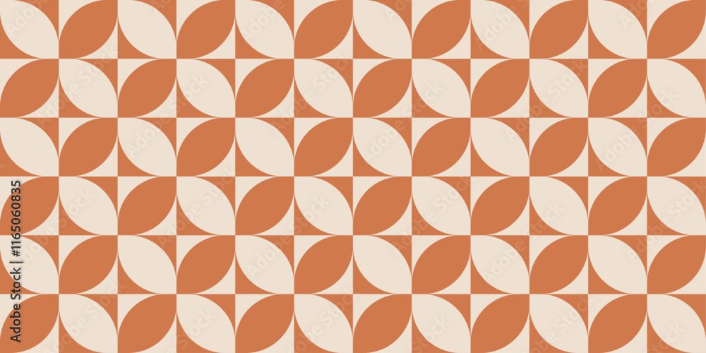Aufkleber checkered tiles, beige colors. seamless pattern of tiles, chess background.