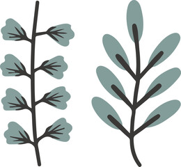 Colorful spring flower vector art and illustration.
