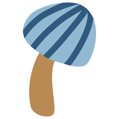 Mushroom cute cartoon vector 