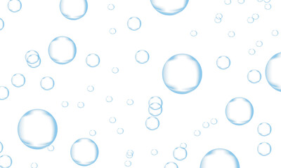 transparent drops of water. water bubbles