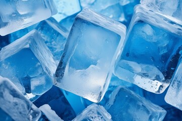 Obraz premium there are many ice cubes stacked on top of each other