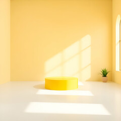 modern living room with orange wall