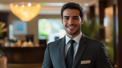 Fototapeta premium Modern hospitality training programs aimed at enhancing customer experience