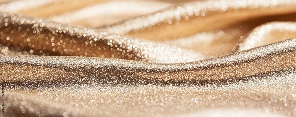 Poster Sparkle abstract background concept. Elegant gold fabric with shimmering texture, perfect for backgrounds and design projects.