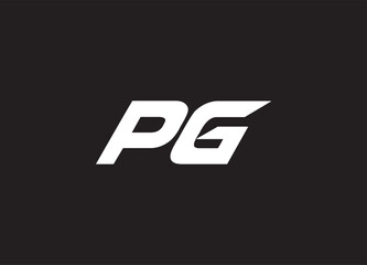 PG letter logo and initial logo design