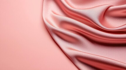 Obraz premium Sparkle abstract background concept. Elegant pink fabric draping gracefully on a smooth background for creative use.