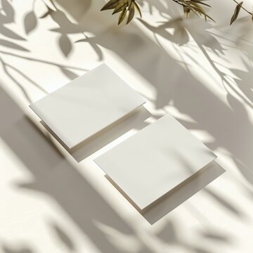 Blank Cards Mockup
