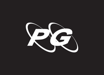 PG letter logo and initial logo design