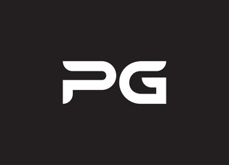 PG letter logo and initial logo design