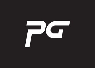 PG letter logo and initial logo design