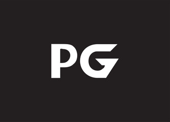 PG letter logo and initial logo design