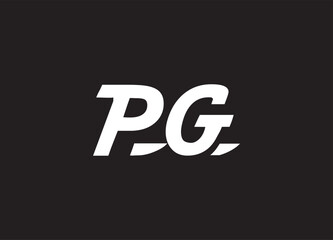 PG letter logo and initial logo design