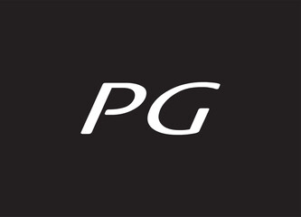 PG letter logo and initial logo design