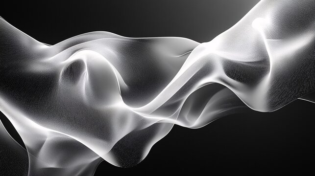 Subtle fractal designs morphing and blending like liquid light