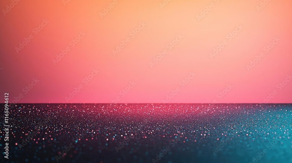 Aufkleber Sparkle abstract background concept. A mesmerizing gradient of colors with a sparkling surface, creating a tranquil atmosphere.
