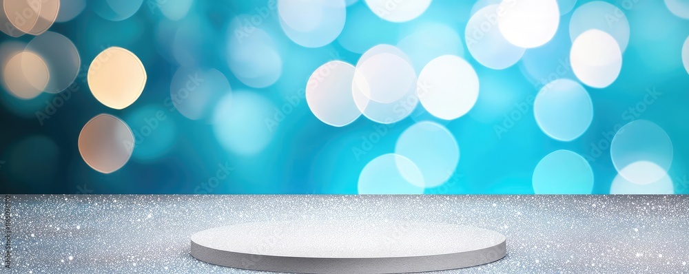 Poster sparkle abstract background concept. a vibrant backdrop with soft bokeh lights, perfect for photogra