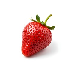 Red berry strawberry isolated on white background