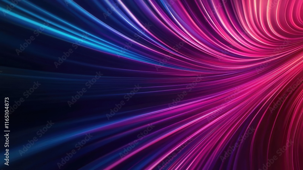 Poster fireworks abstract background idea. colorful abstract wave pattern with vibrant pink and blue swirls