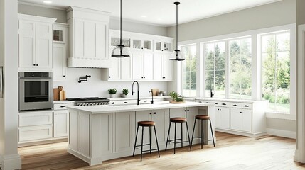 Simple and Bright Kitchen Design