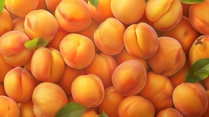 apricot seamless pattern wallpaper