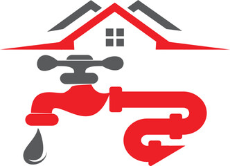home turbel logo Illustration graphic vector of gutter installation and repair service logo design template