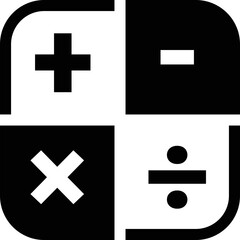 simple vector icon calculator

