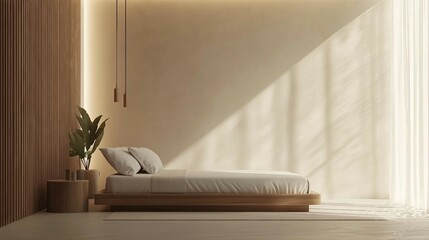 Sleek Bedroom Design with Platform Bed