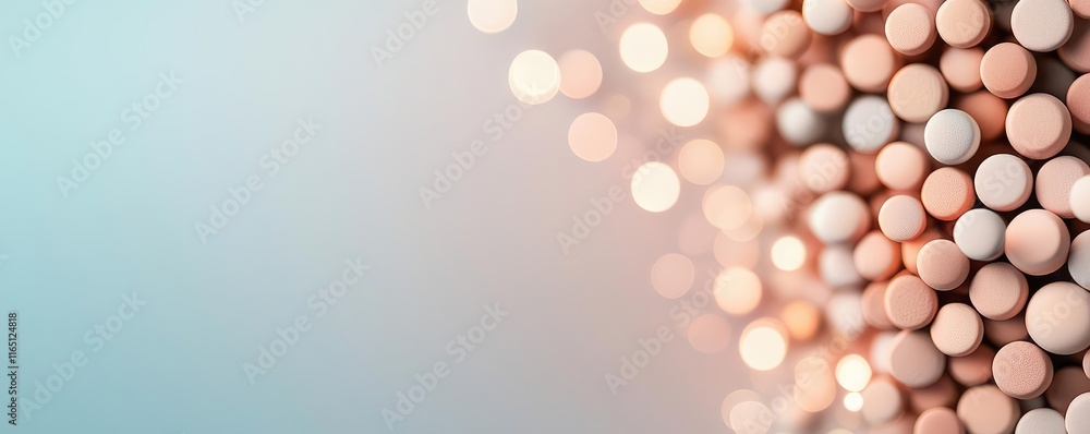 Aufkleber Circles abstract background concept. Abstract colorful circles forming a beautiful background for creative designs.