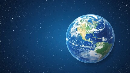 Obraz premium Illustrated Earth Background for Business and Creative Projects