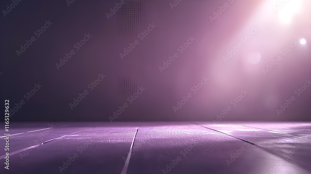 Poster a gradient background transitioning from a deep purple at the top to a lighter shade at the bottom