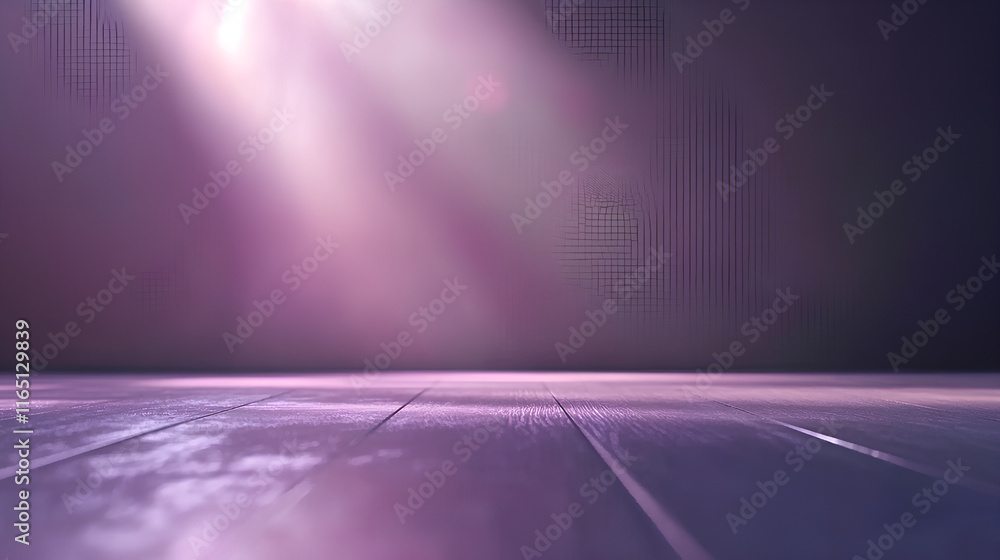 Poster a gradient background transitioning from a deep purple at the top to a lighter shade at the bottom