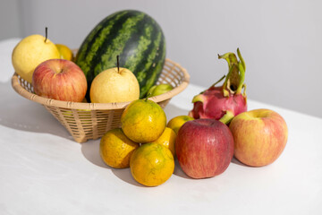 Young Asian Nutritionist, Health Doctor, Fruit, Weight Loss