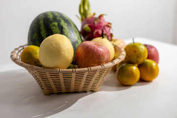 Young Asian Nutritionist, Health Doctor, Fruit, Weight Loss