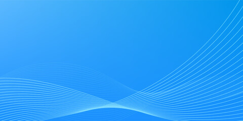elegant blue glowing dynamic wave pattern background