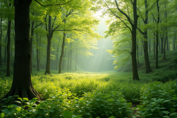 Naklejka premium A photo of sparkling dew under the morning sunrise, highlighting the beauty of nature’s cycle.