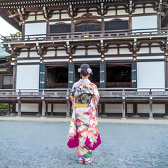 Traditional Japanese New Year Temple Visit
