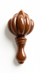 Obraz premium Exquisitely Crafted Chocolate Sculpture: A Culinary Masterpiece
