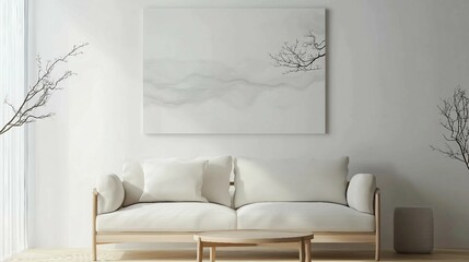 Contemporary Minimalist Living Room with Comfortable Modern Seating