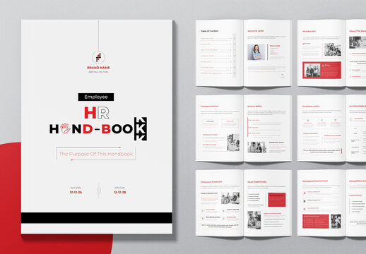 HR Handbook Template Layout