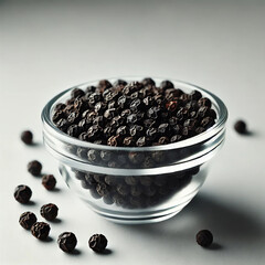 bowl of black pepper