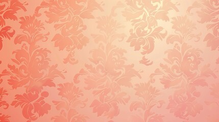 Fototapeta premium peach seamless pattern wallpaper
