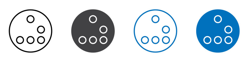 Glider icon flat editable icon mark set.