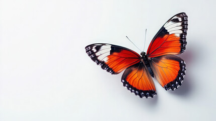 Obraz premium butterfly on white background 