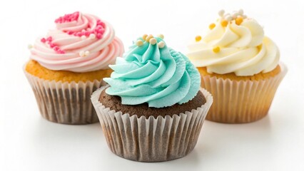 set of various plates of food isolated on white background